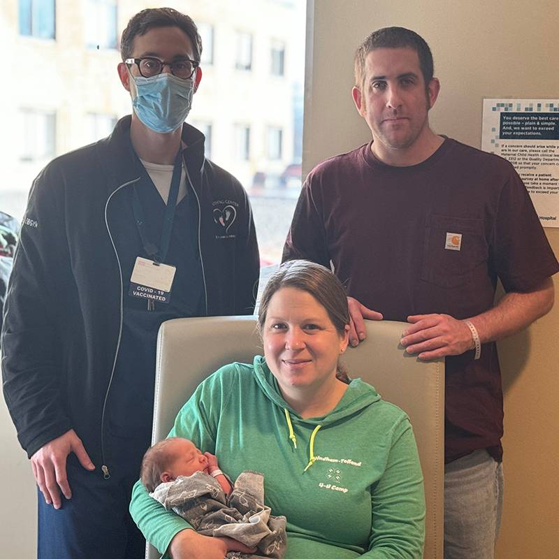 Day Kimball Hospital Welcomes Northeastern Connecticut’s First Baby of 2024